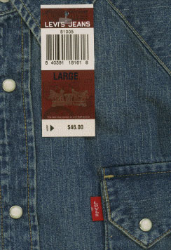 Рубашка джинсовая Levi's® 81005 Stonewash